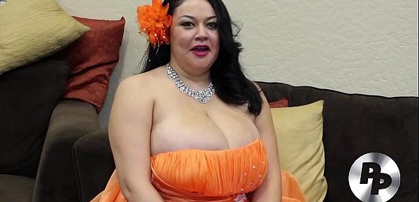  Busty Latina BBW Julia Juggs Interview With A Plumper BTS